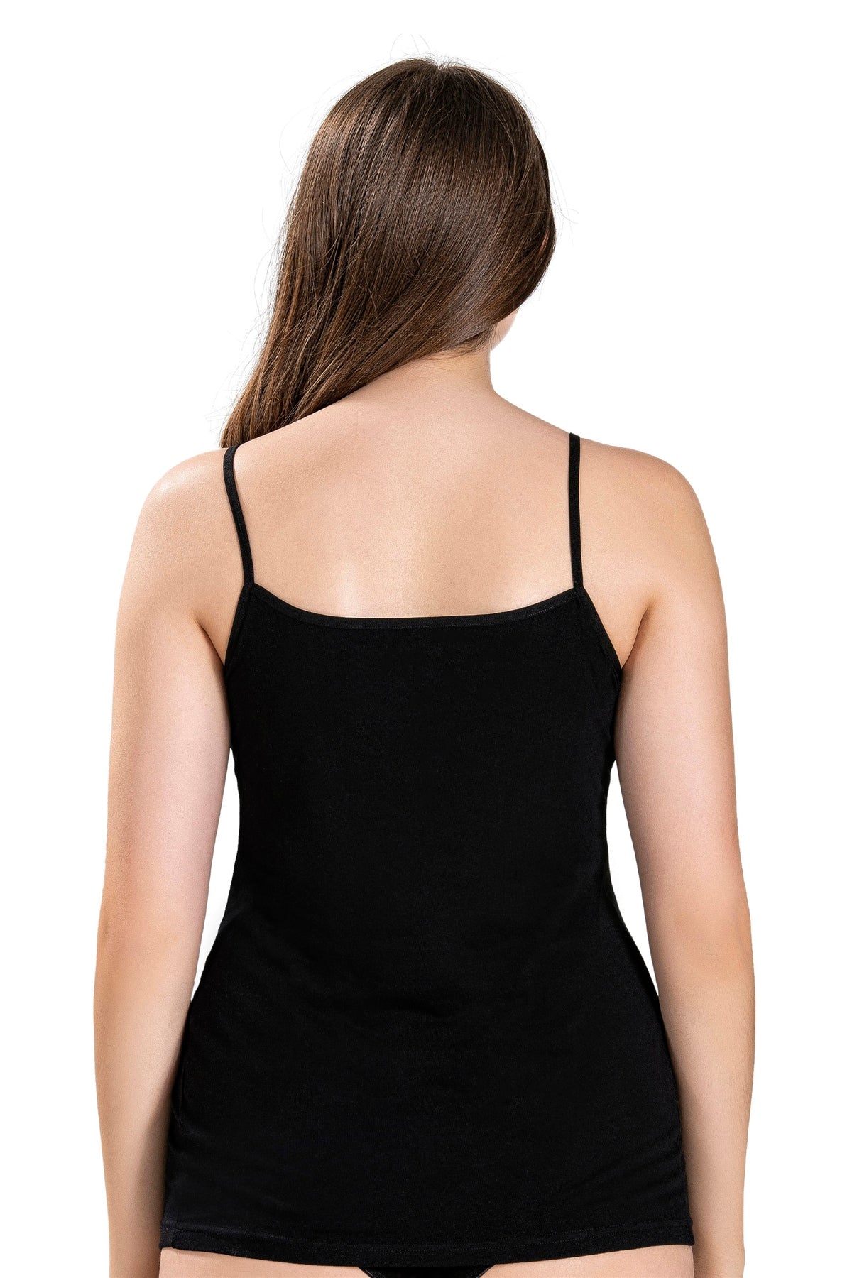 Удлиненная майка для беременных 660 black