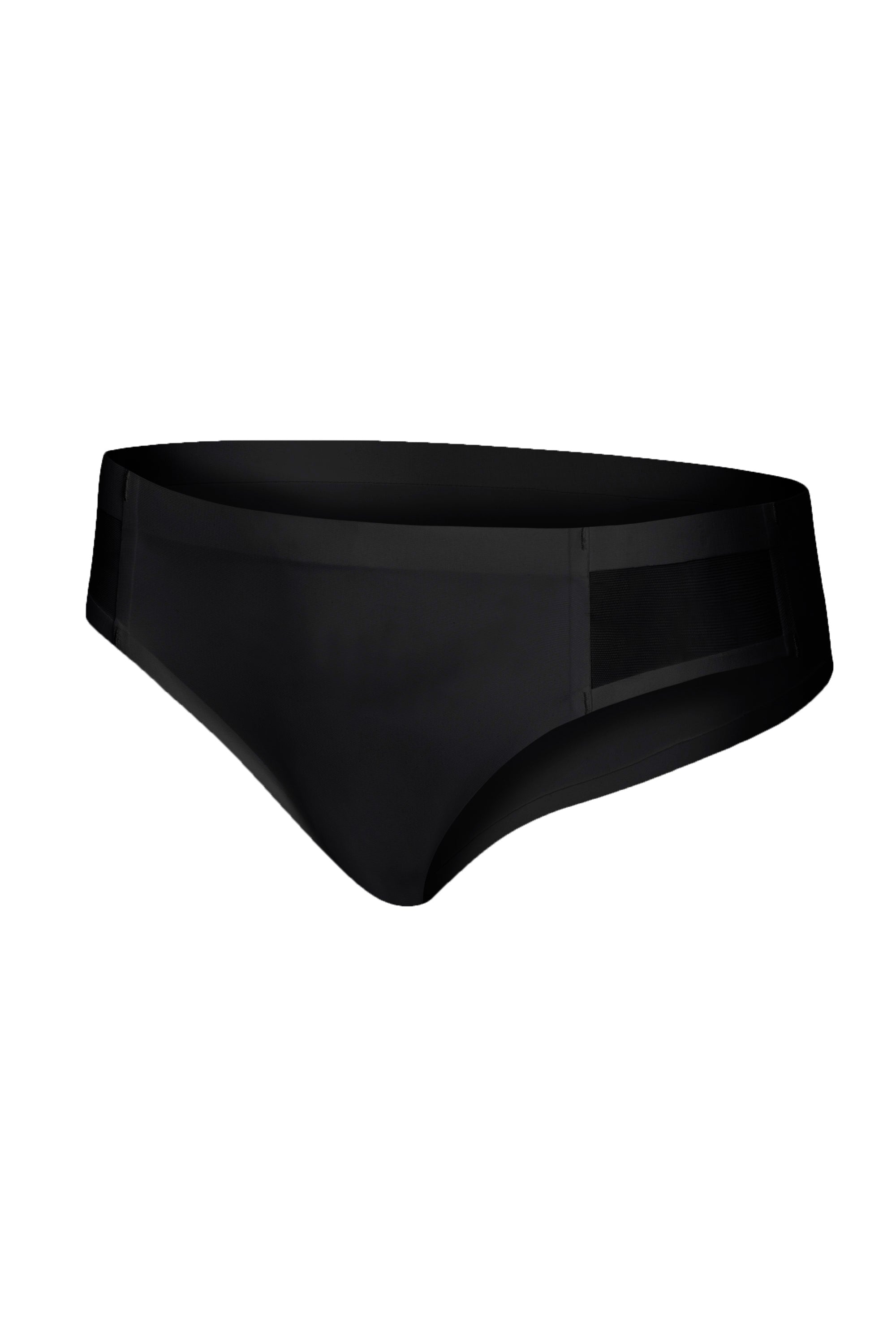 Безшовні трусики з тюлевими вставками Bikini