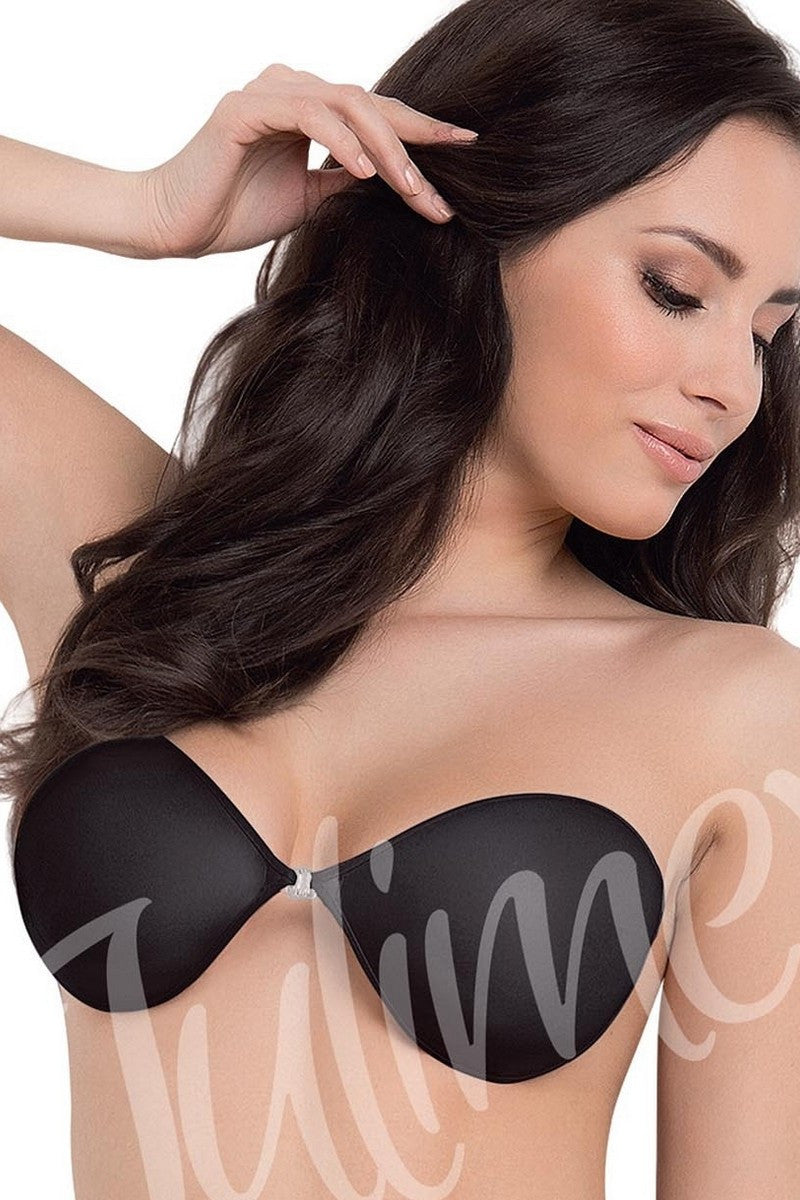 Тканевый бюстгальтер-невидимка BS-02 black