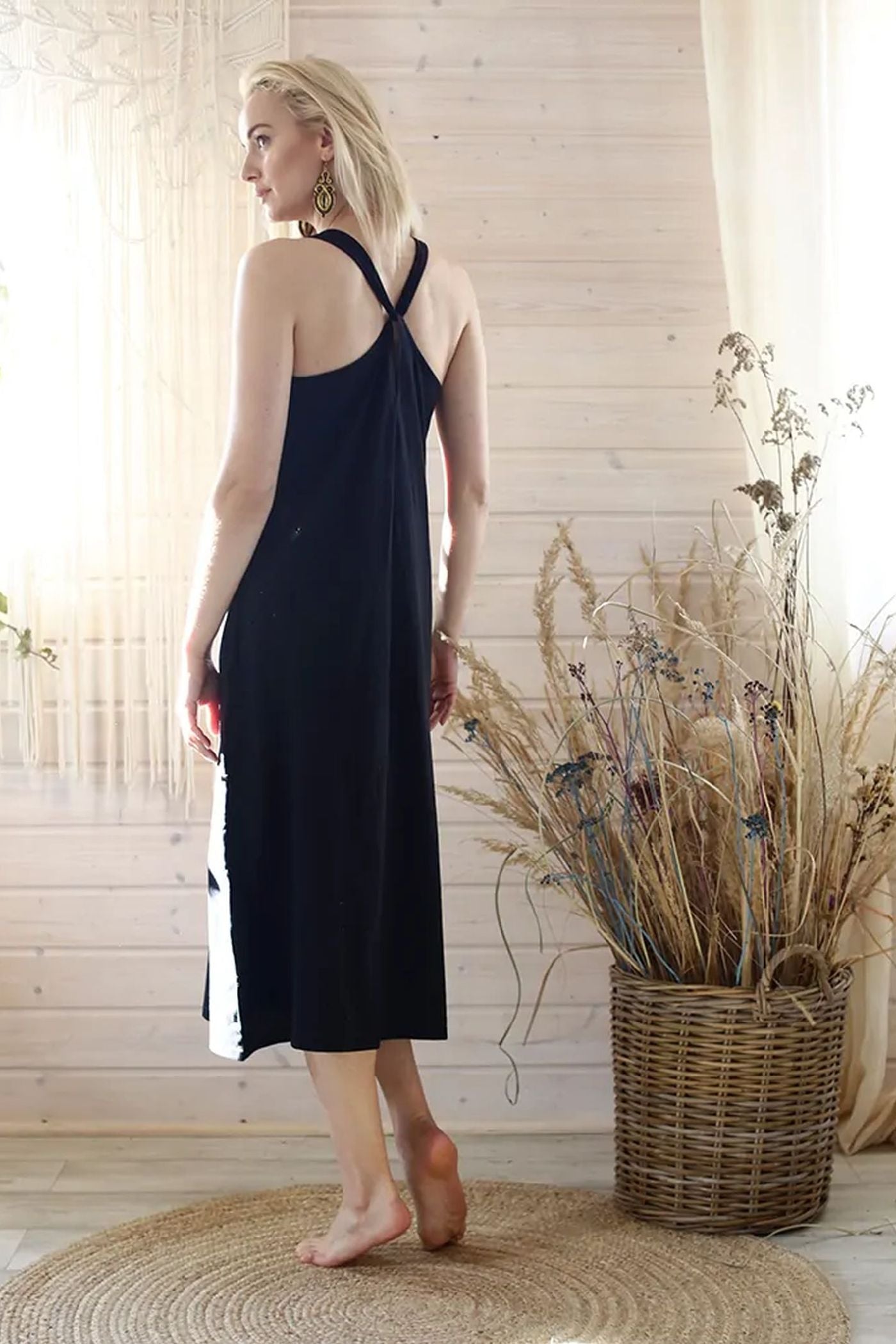 Бавовняний сарафан LHD 212 A21 black