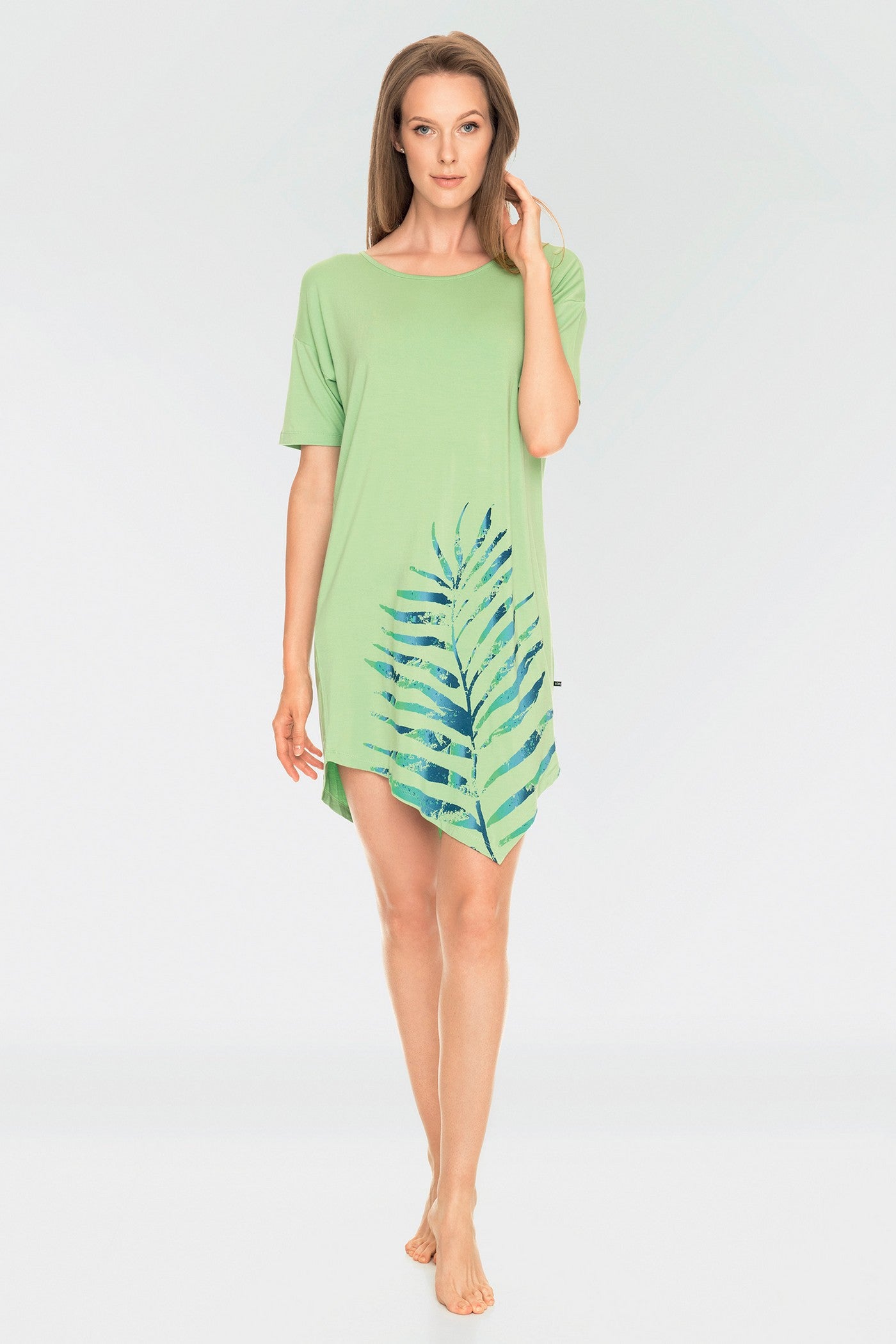 Сорочка з віскози з принтом LHD 868 A19