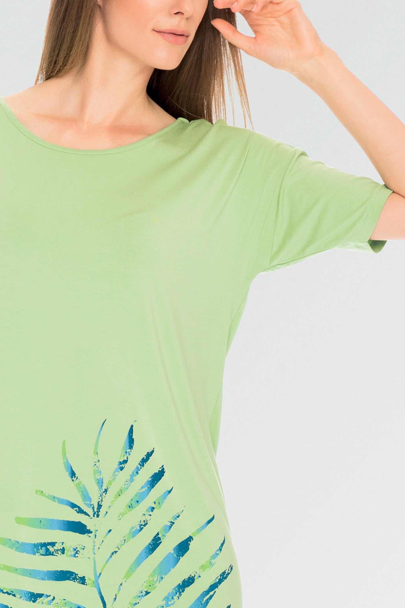 Сорочка з віскози з принтом LHD 868 A19