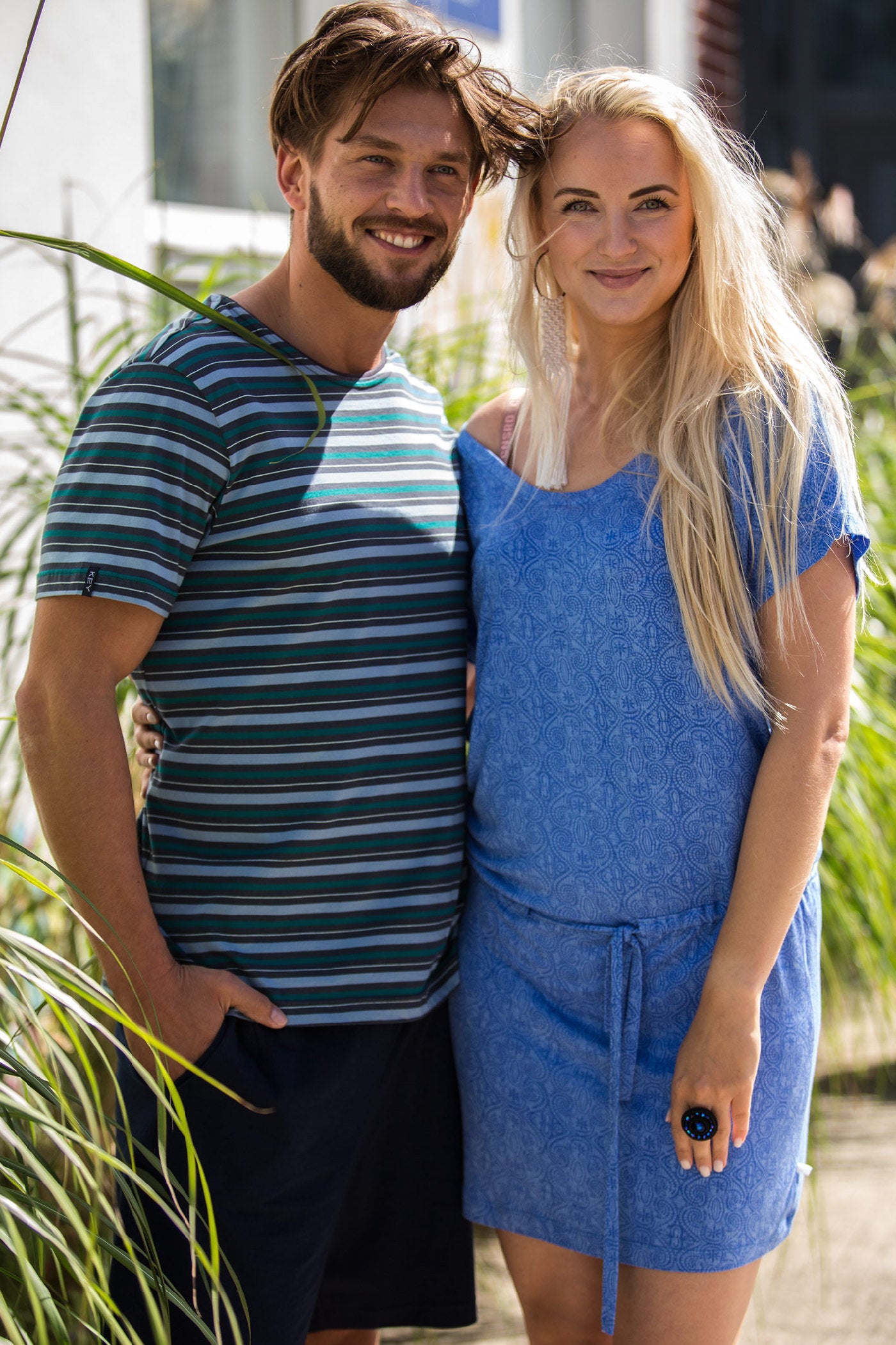 Сукня з віскози з поясом LHD 916 1 A21