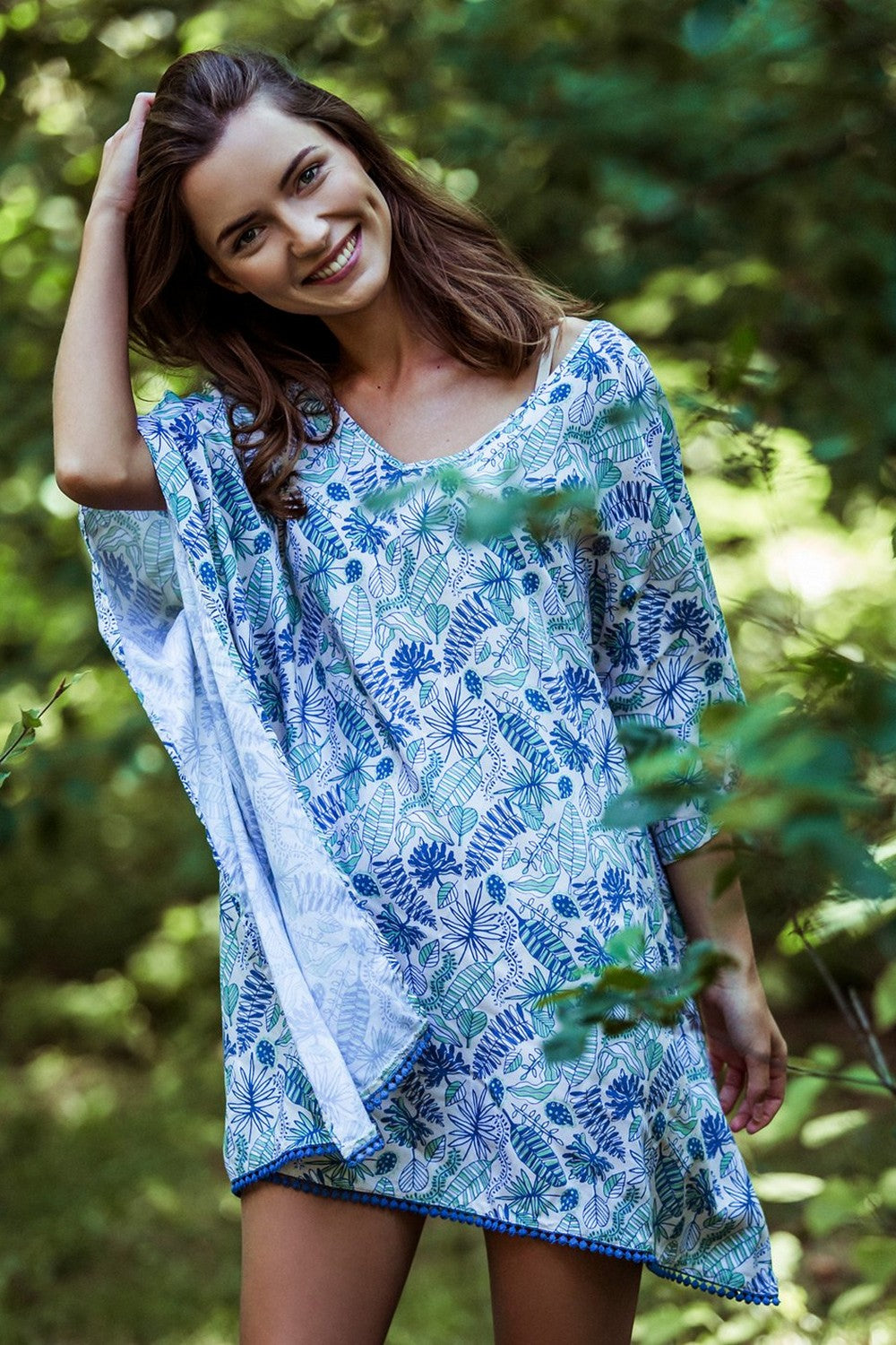 Домашняя туника из вискозы LHP 532 A8