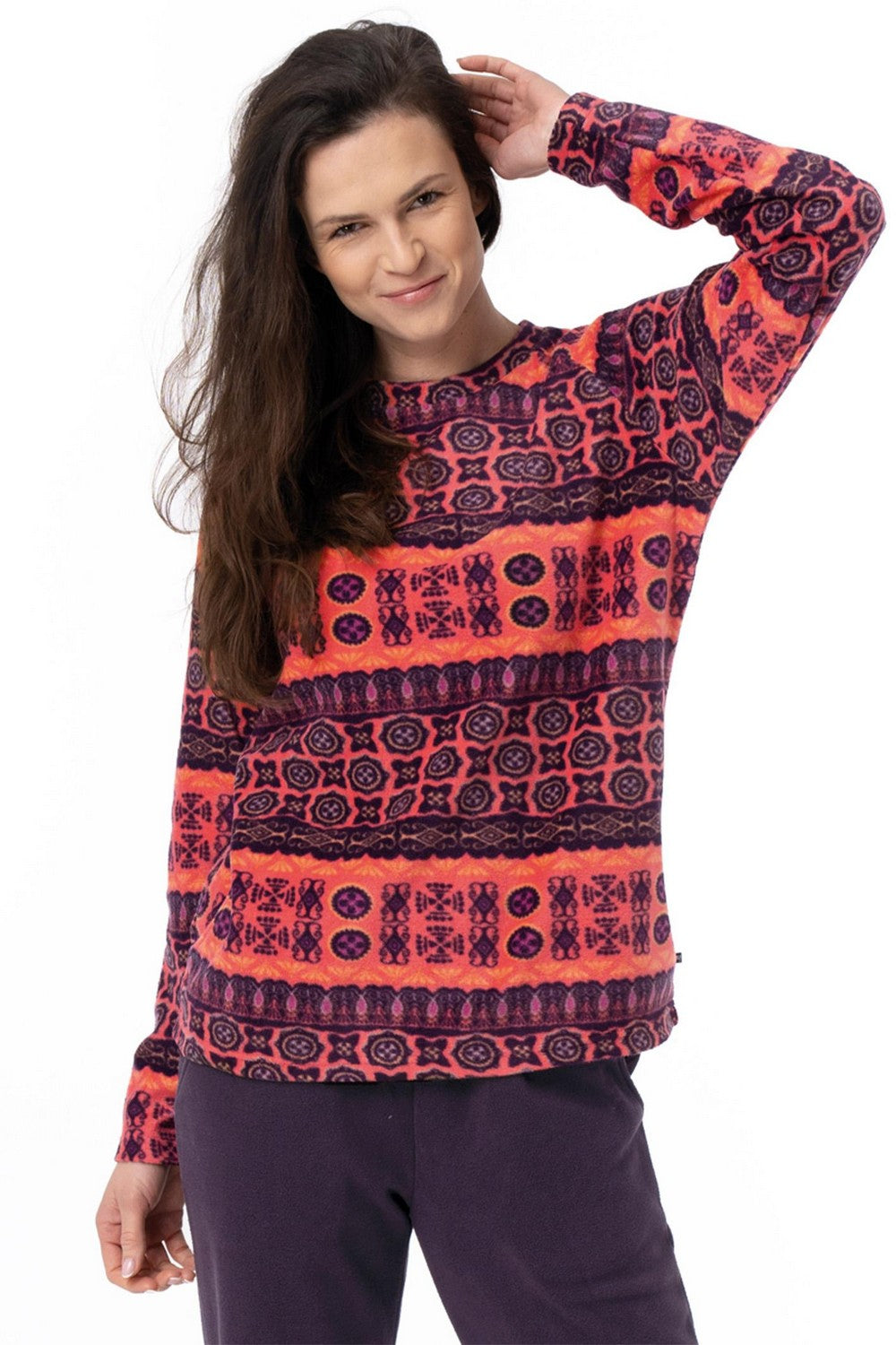 Флисовый комплект с узором LHS 376 B23