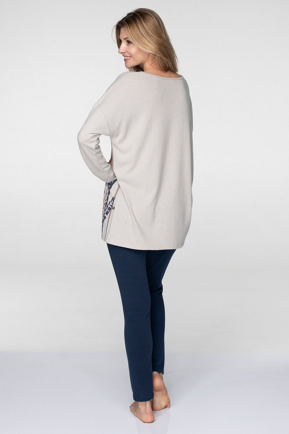 Трикотажный комплект с принтом LHS 736 B19