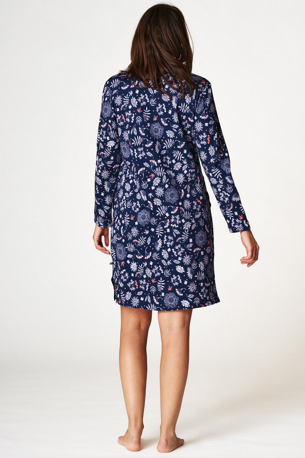 Нічна сорочка на ґудзиках LND 559 B22