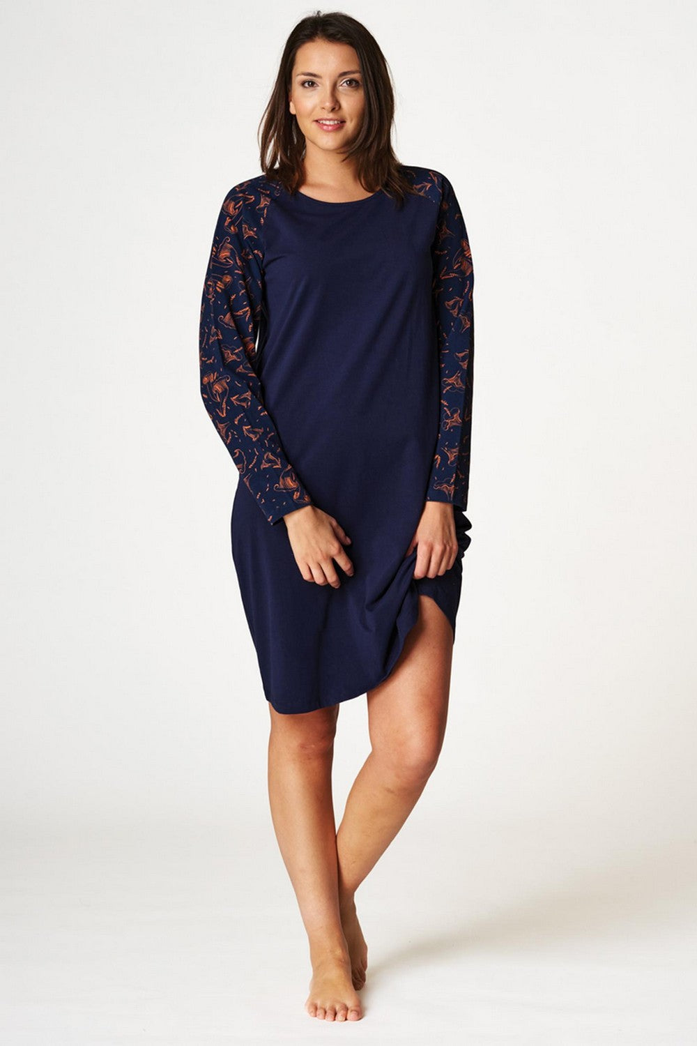 Ночная сорочка с принтом LND 752 B22