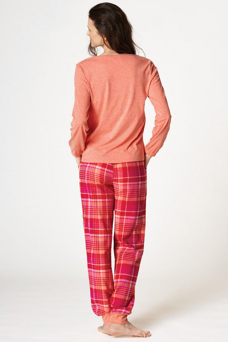 Хлопковая пижама с брюками LNS 434 B22