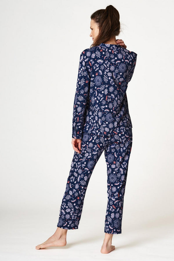 Пижама с цветочным принтом LNS 559 B22