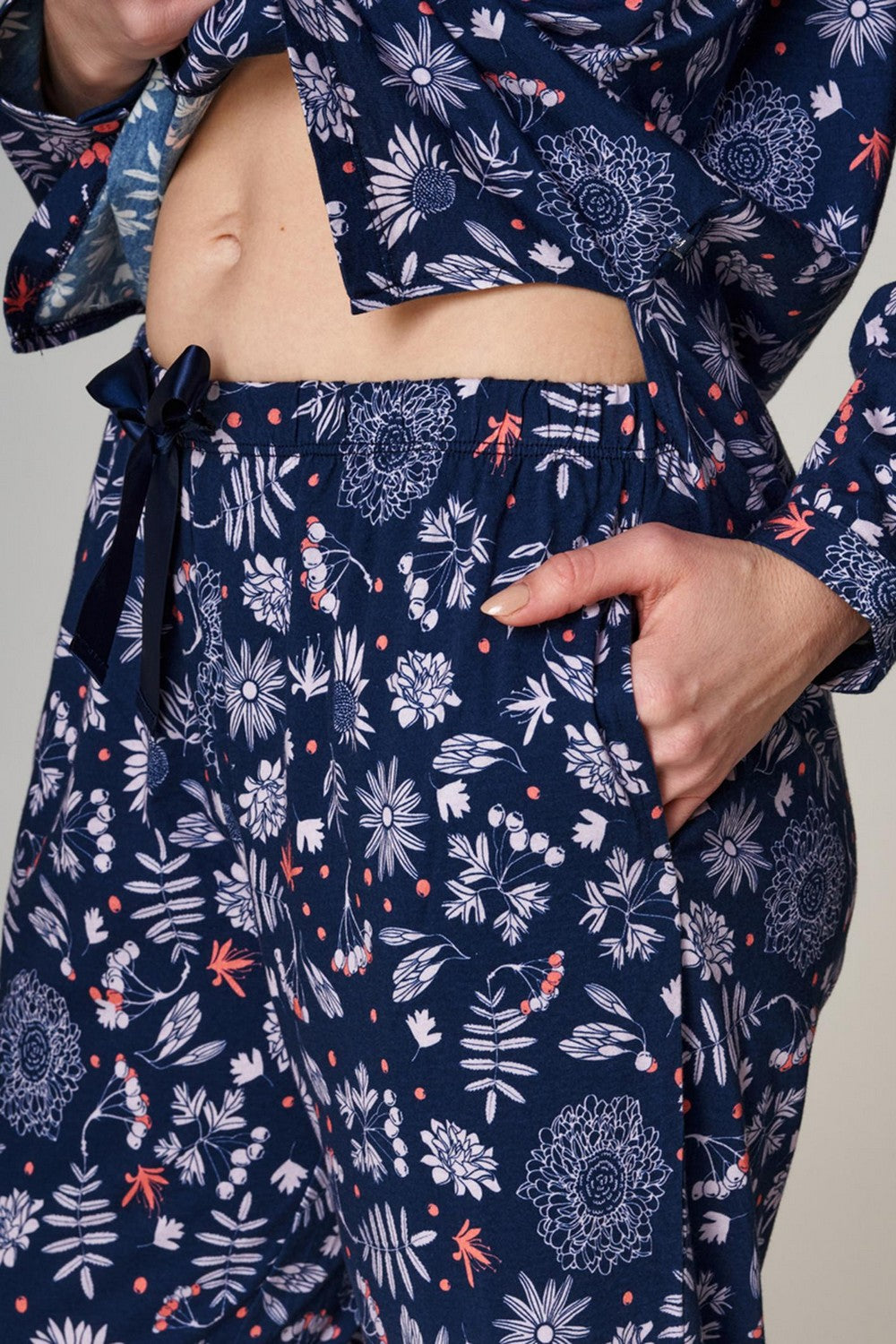 Пижама с цветочным принтом LNS 559 B22