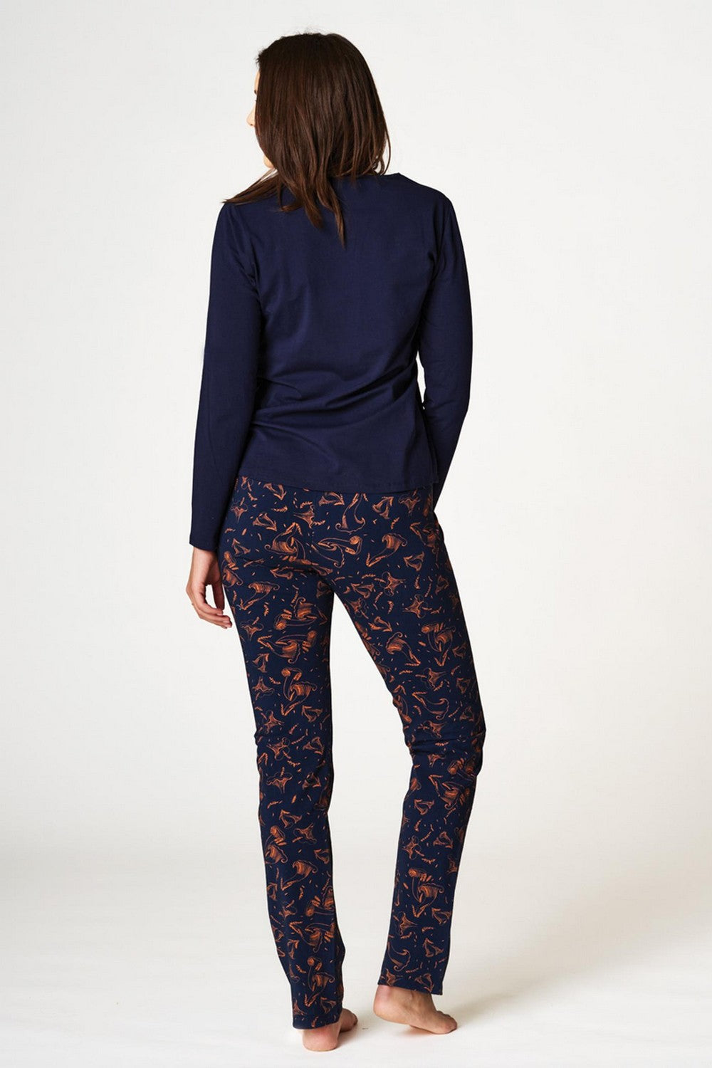 Пижама с цветочным принтом LNS 752 B22