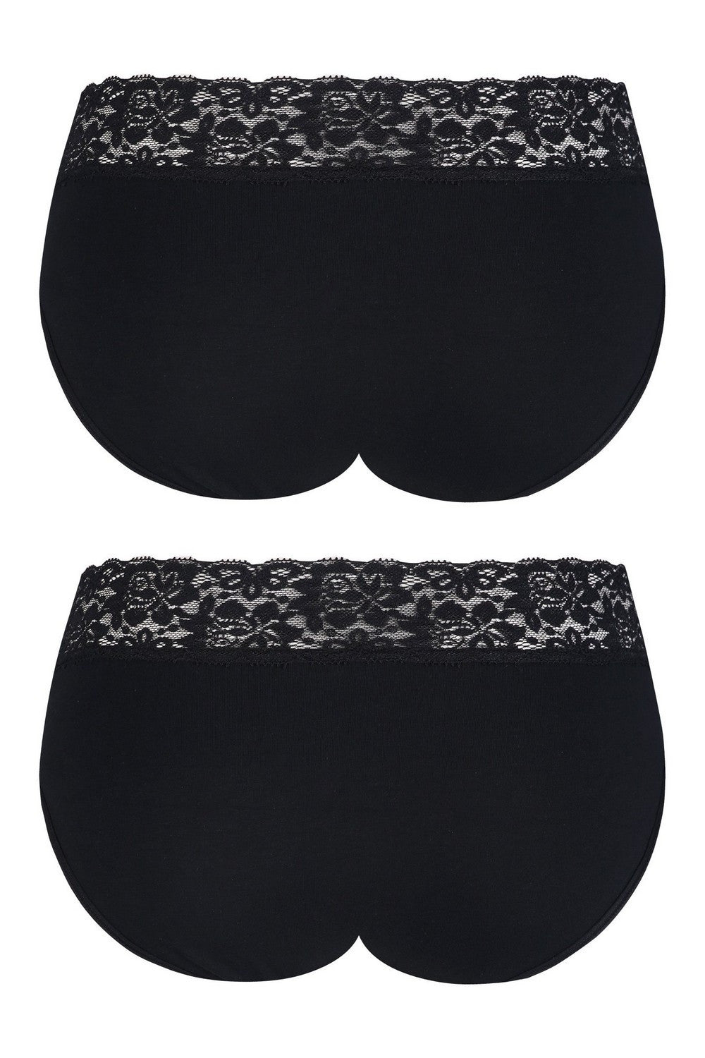 Хлопковые слипы с кружевным поясом LPC 111 (2 шт.)