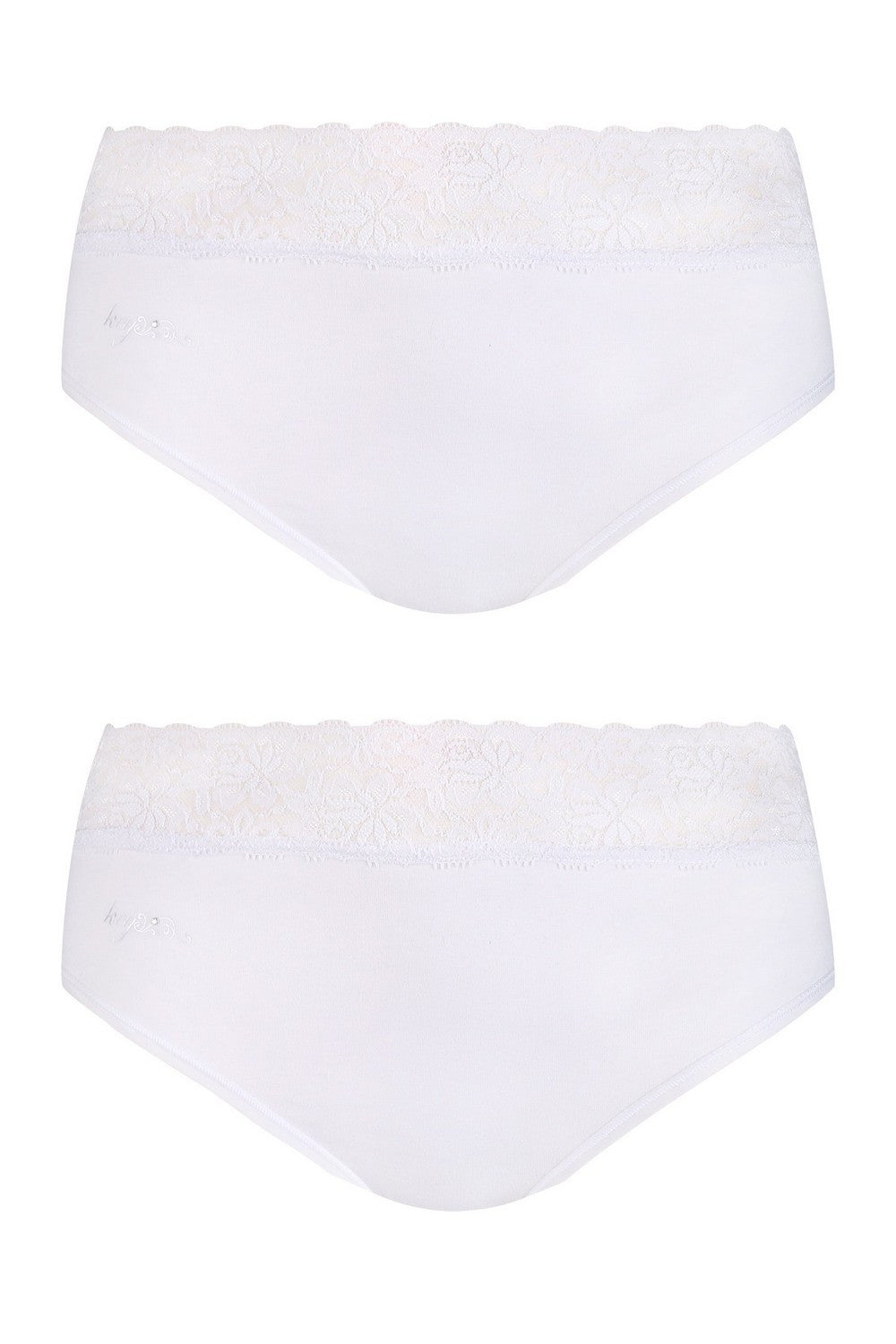 Хлопковые слипы с кружевным поясом LPC 111 (2 шт.)