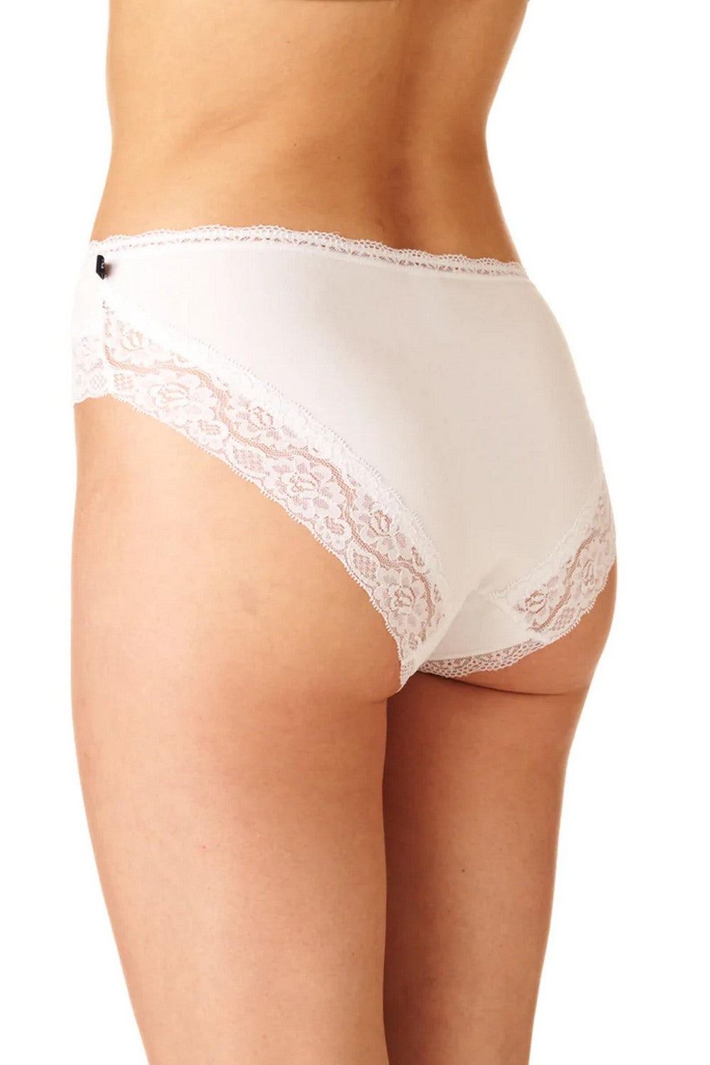 Трусики слип с кружевом LPC 142 white (2 шт.)