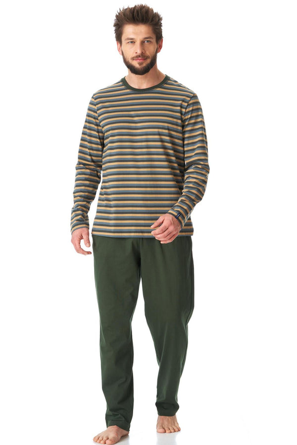 Мужская пижама из хлопка MNS 039 B23 green
