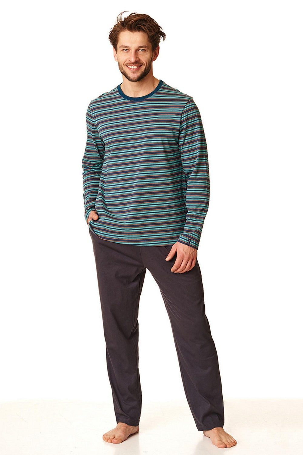 Мужская пижама в полоску MNS 383 B22