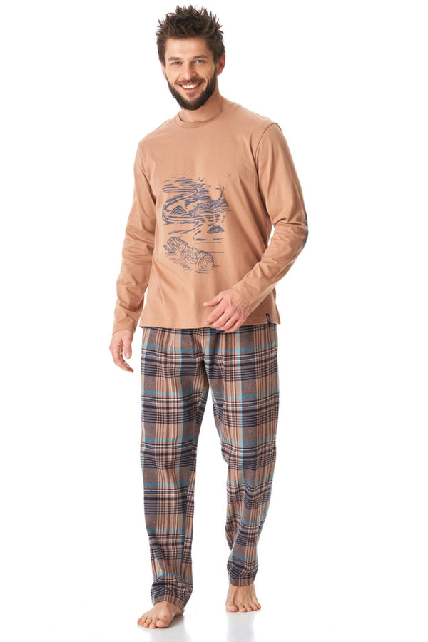 Мужская пижама с принтом MNS 421 B23