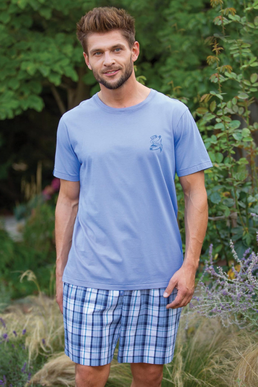 Мужская пижама из хлопка МNS 455 A23