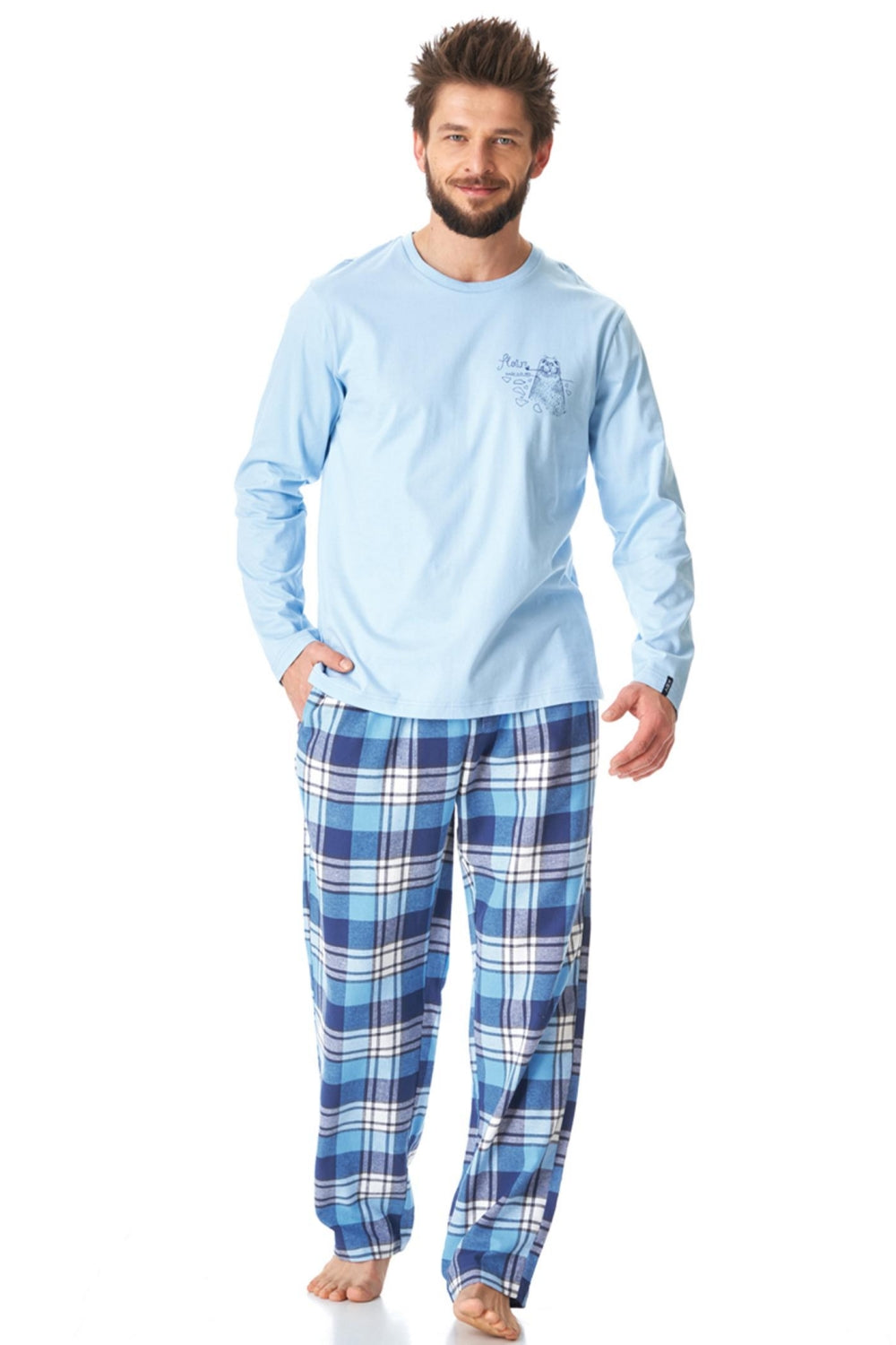 Мужская пижама из хлопка MNS 615 B23
