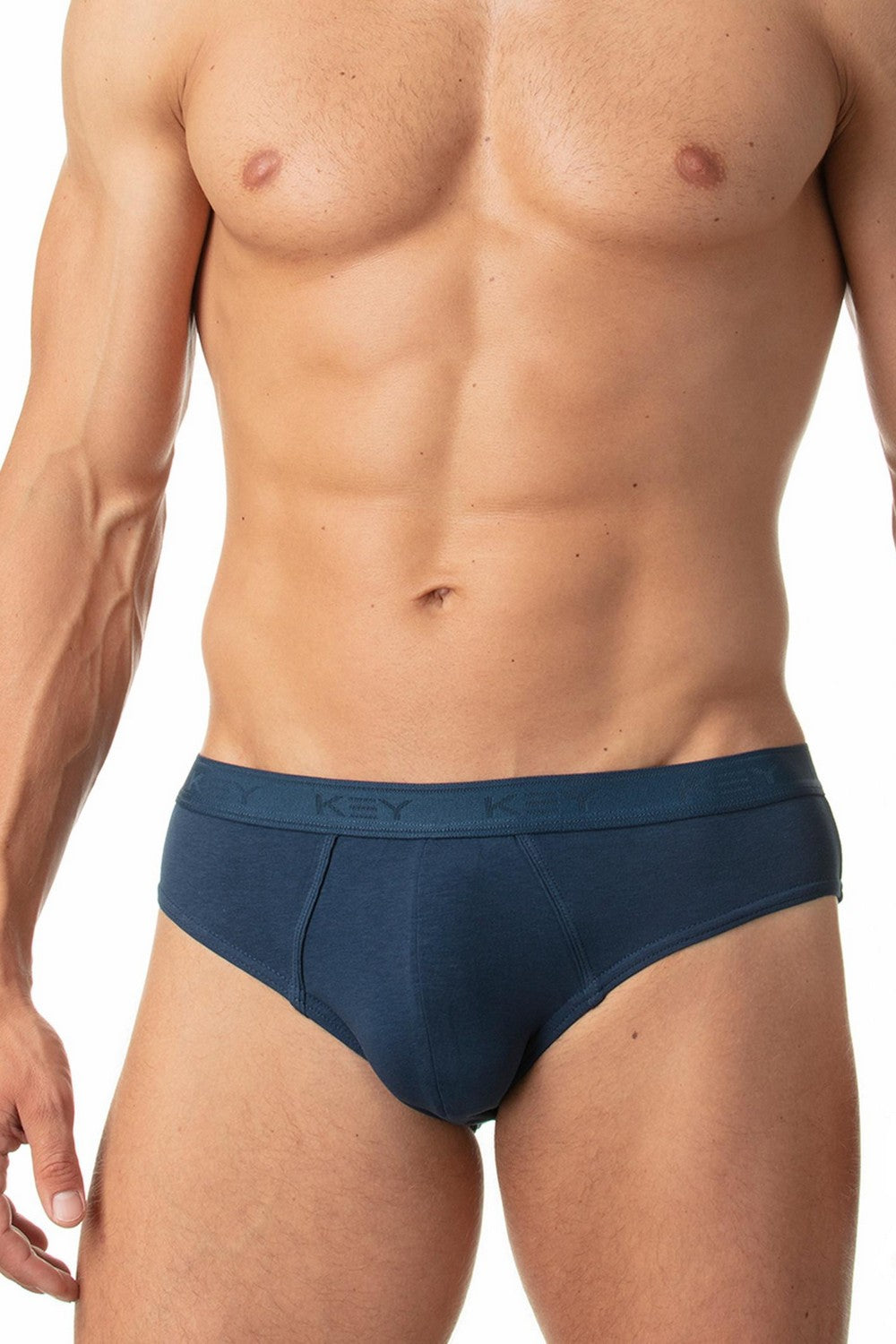 Мужские слипы из хлопка MPP 019 dark blue (2 шт.)