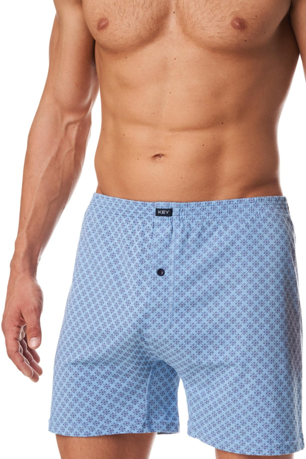 Мужские боксеры из хлопка MXC 839 A23 light blue
