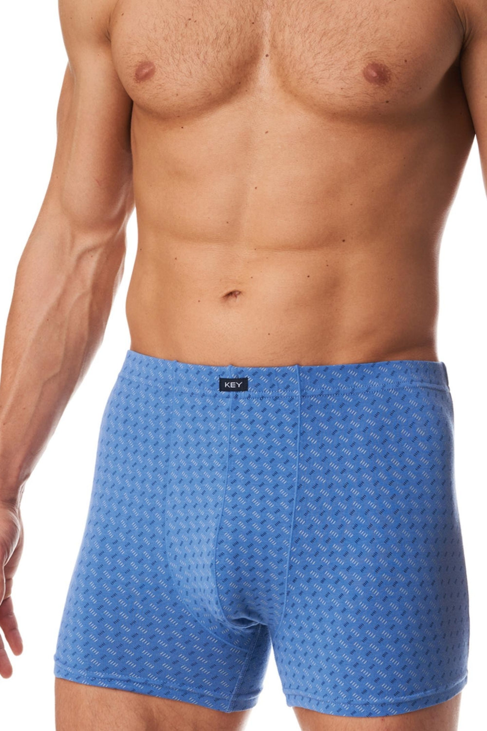 Мужские трусы шорты с принтом MXH 760 A23 light blue