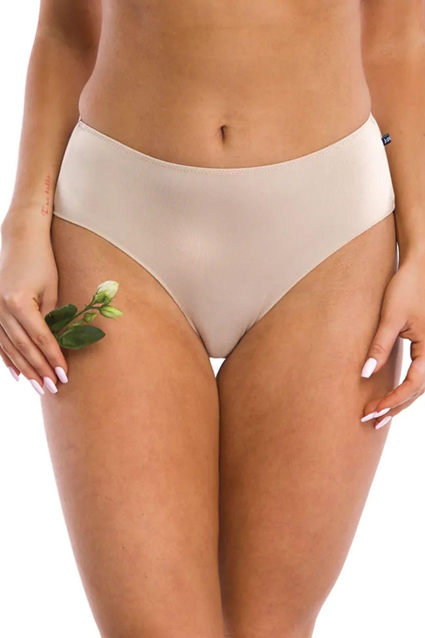 Бамбуковые трусики слип LPC 001 beige (2 шт.)