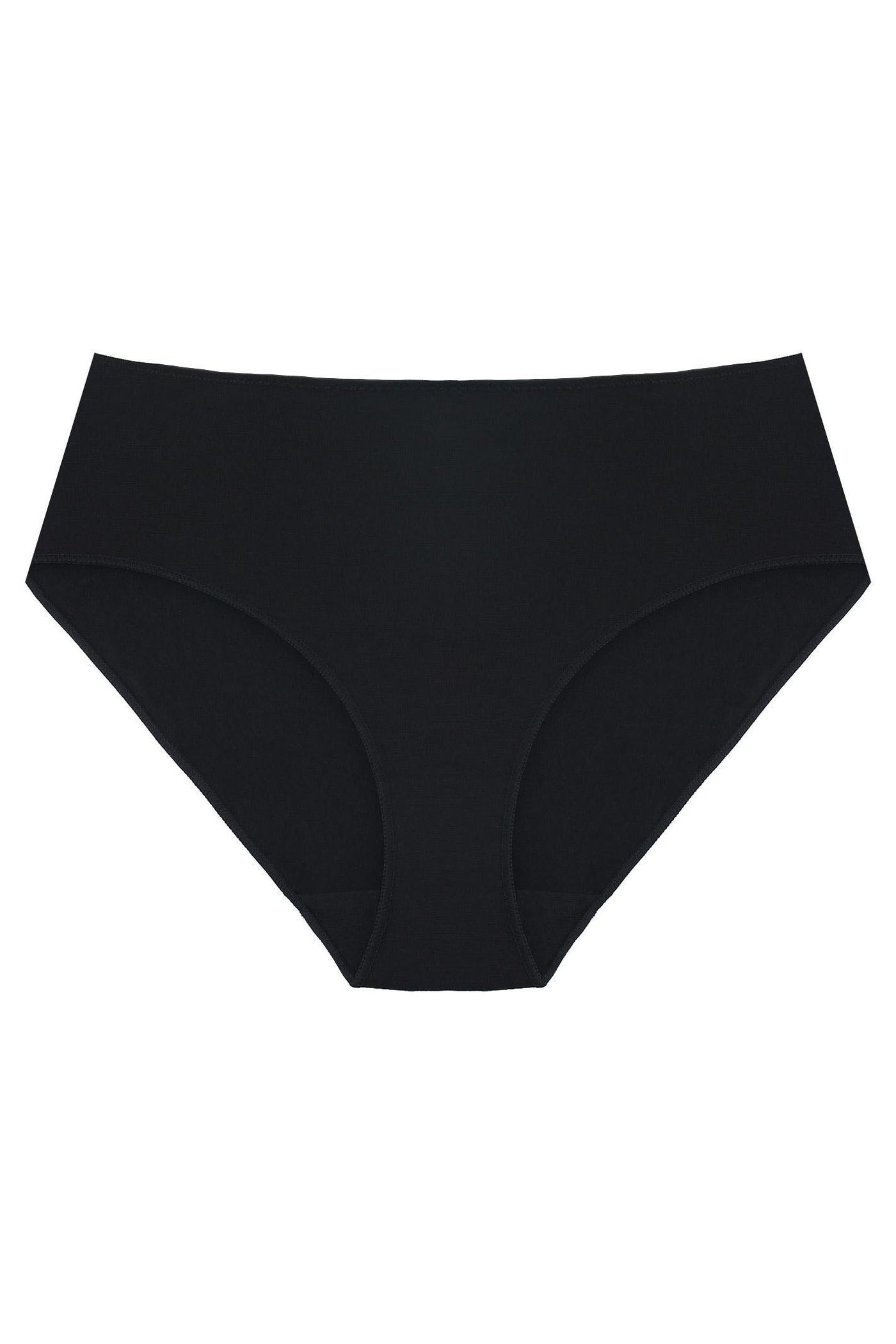 Высокие трусики слип из бамбука LPC 001 black (2 шт.)