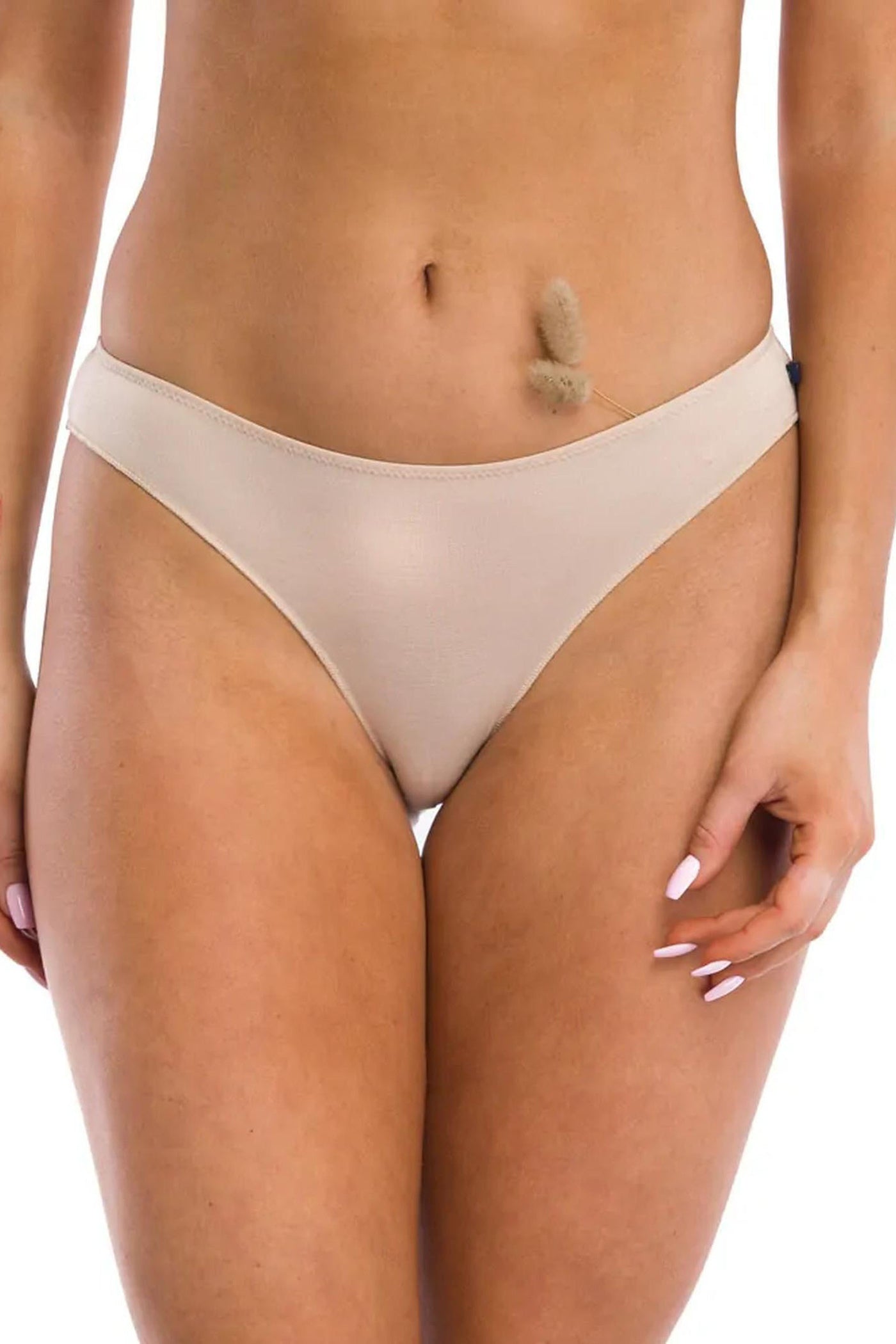 Бамбуковые трусики слип LPR 001 beige (2 шт.)