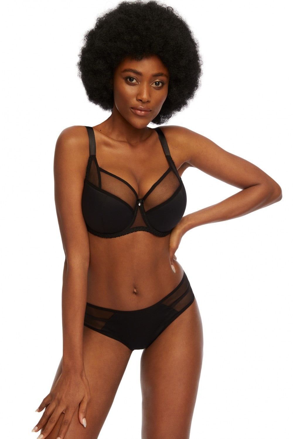 Полудублированный бюстгальтер с сеткой 676 Sophie