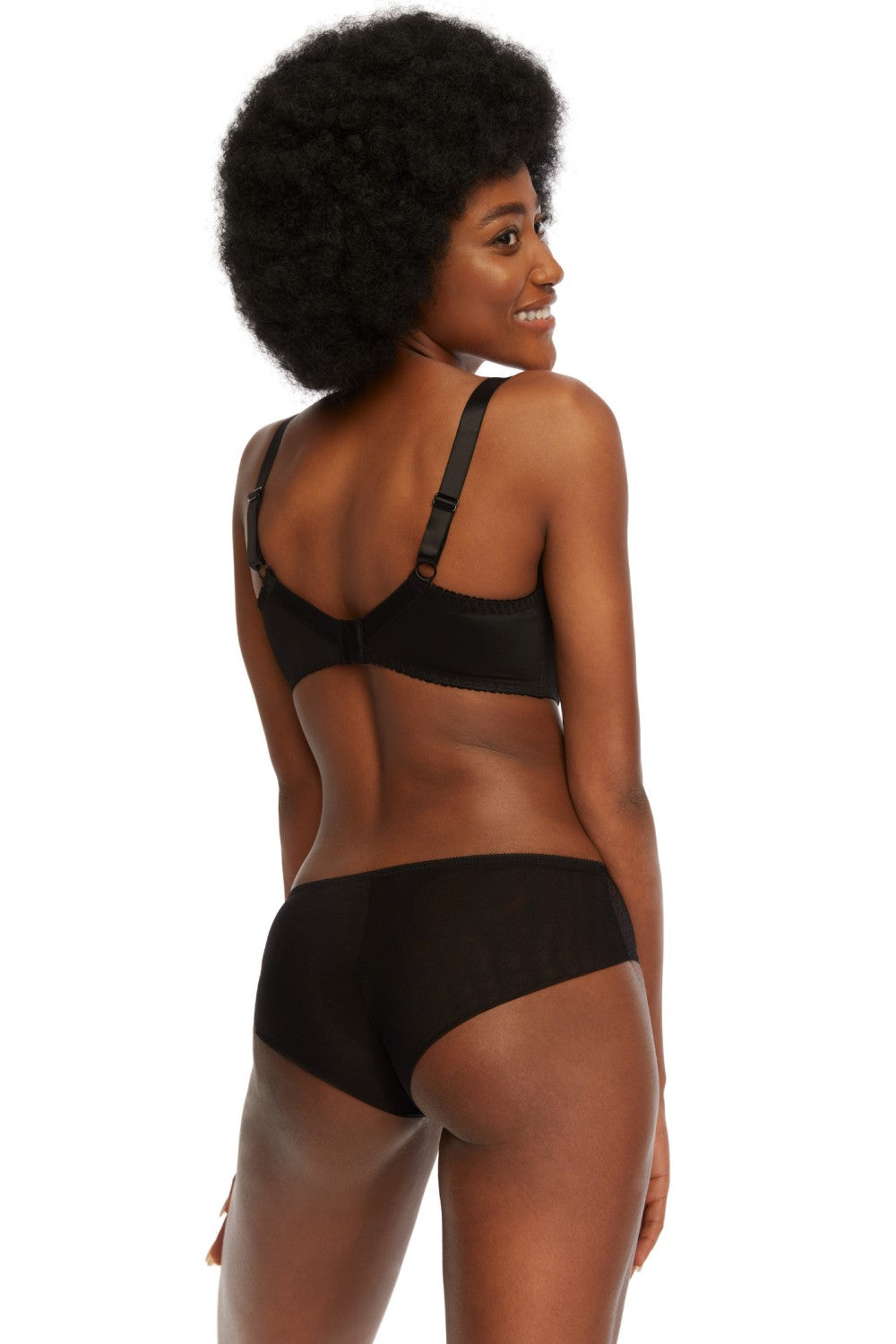 Мягкий бюстгальтер для пышной груди Michelle 343 black