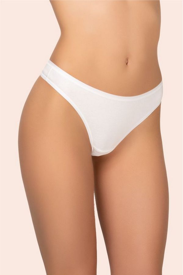 Хлопковые трусики стринг 131 C Cotton (2 шт.) antique white/antique white