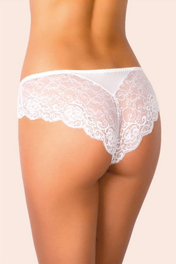 Трусики бразилиана с кружевом 138ML Camomile