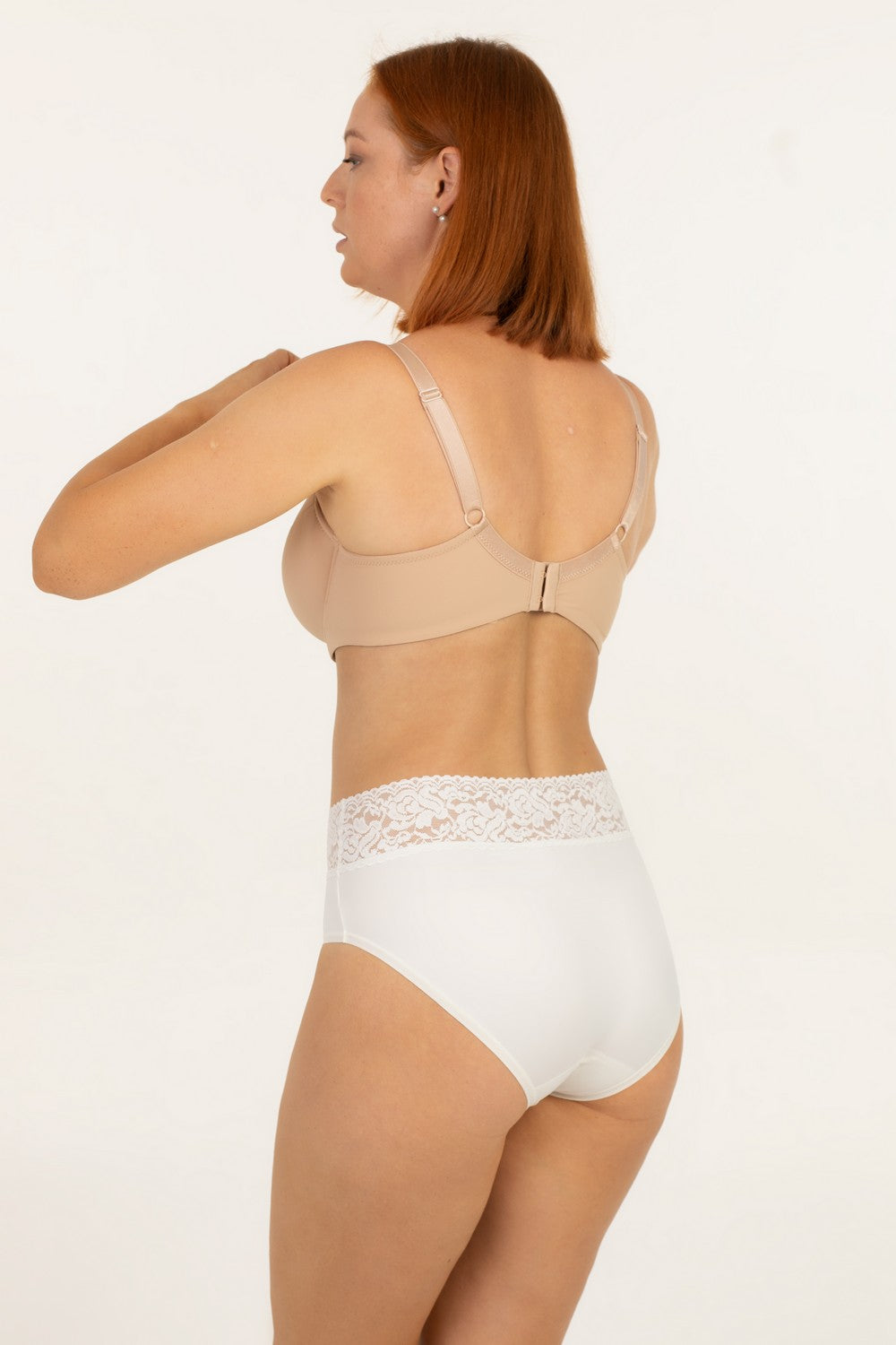 Высокие трусики слип 3151 ML Magda antique white