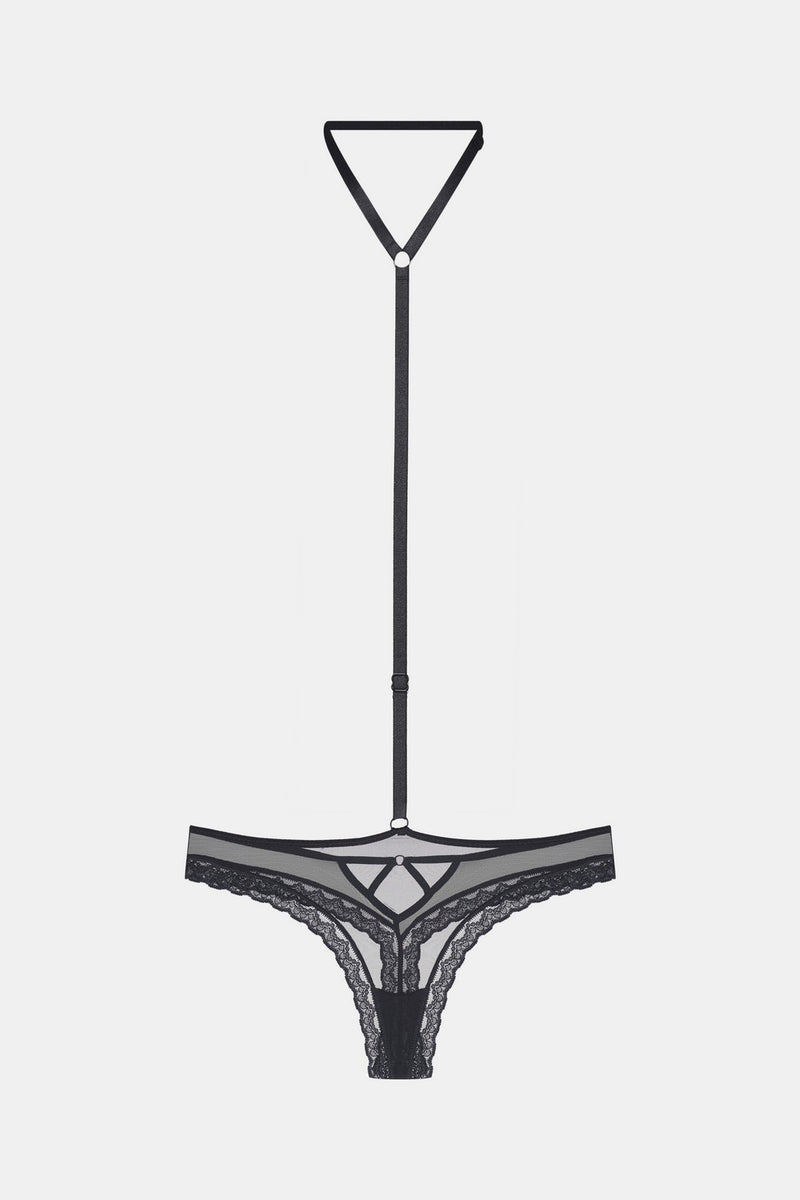 Комплект белья с портупеей 3422 Luna black