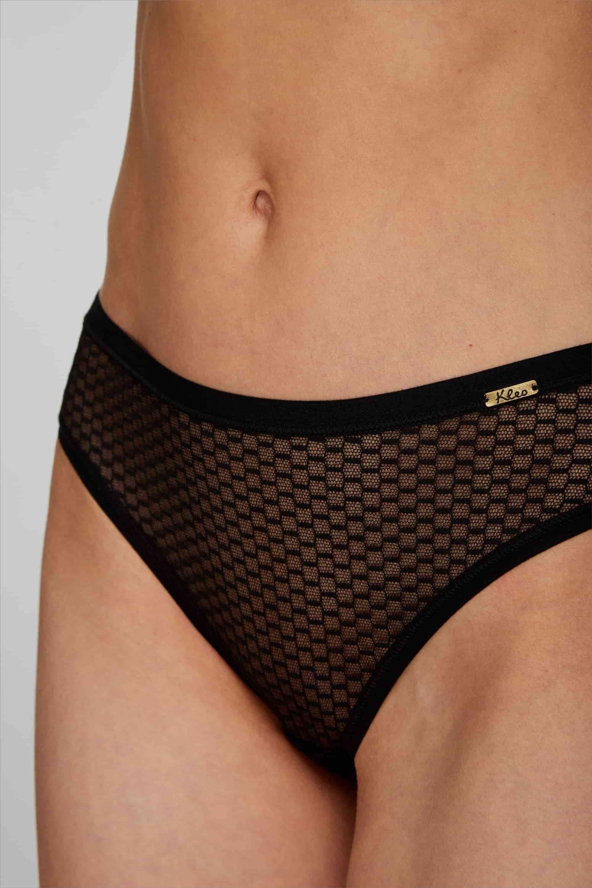 Трусики стринг из сетки 3509 Candle black