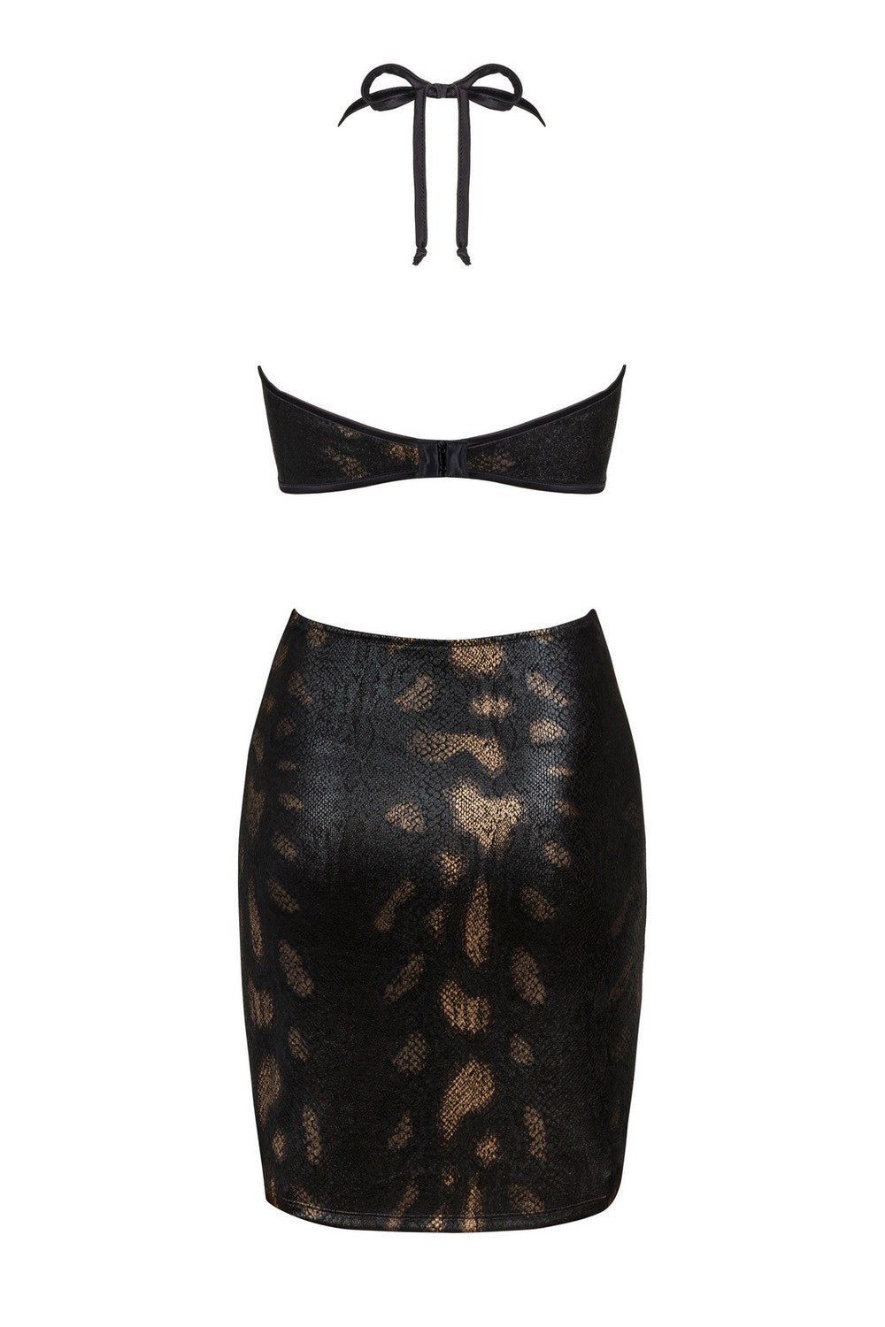 Платье с анималистичным принтом Vivianty black