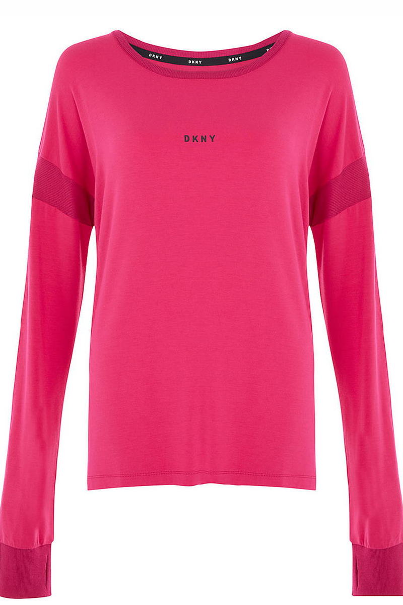 Лонгслив из модала с митенками YI3419263/613 cerise