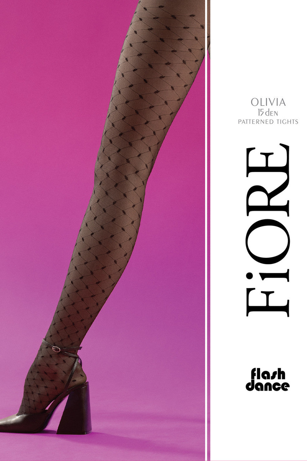 Колготки с имитацией сетки Olivia G6079 15d