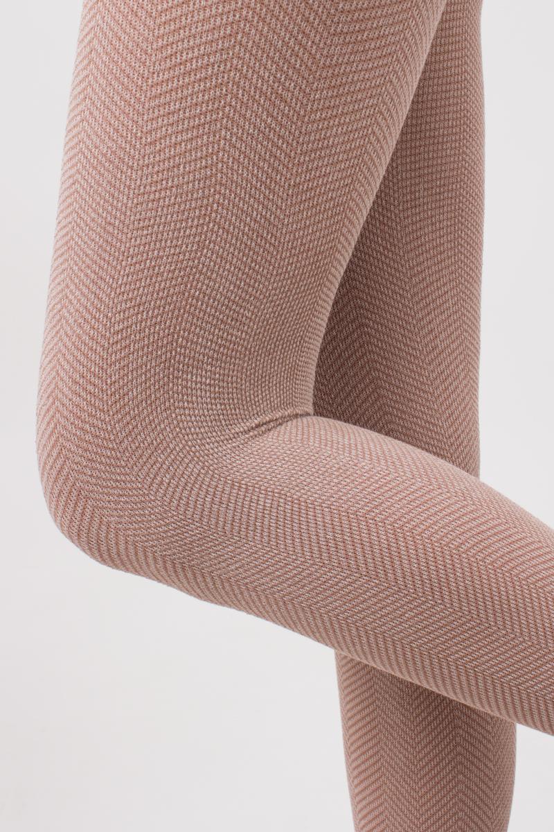 Хлопковые колготки с узором 1010129 Split 2 180d