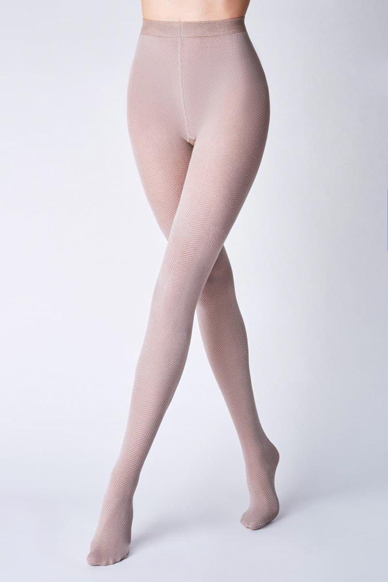 Бавовняні колготки з візерунком 1010129 Split 2 180d