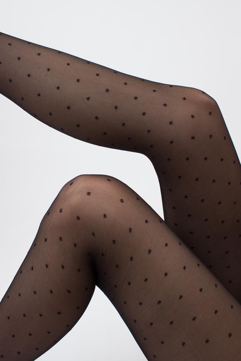 Тонкие колготки в горошек Amalia 1 20d