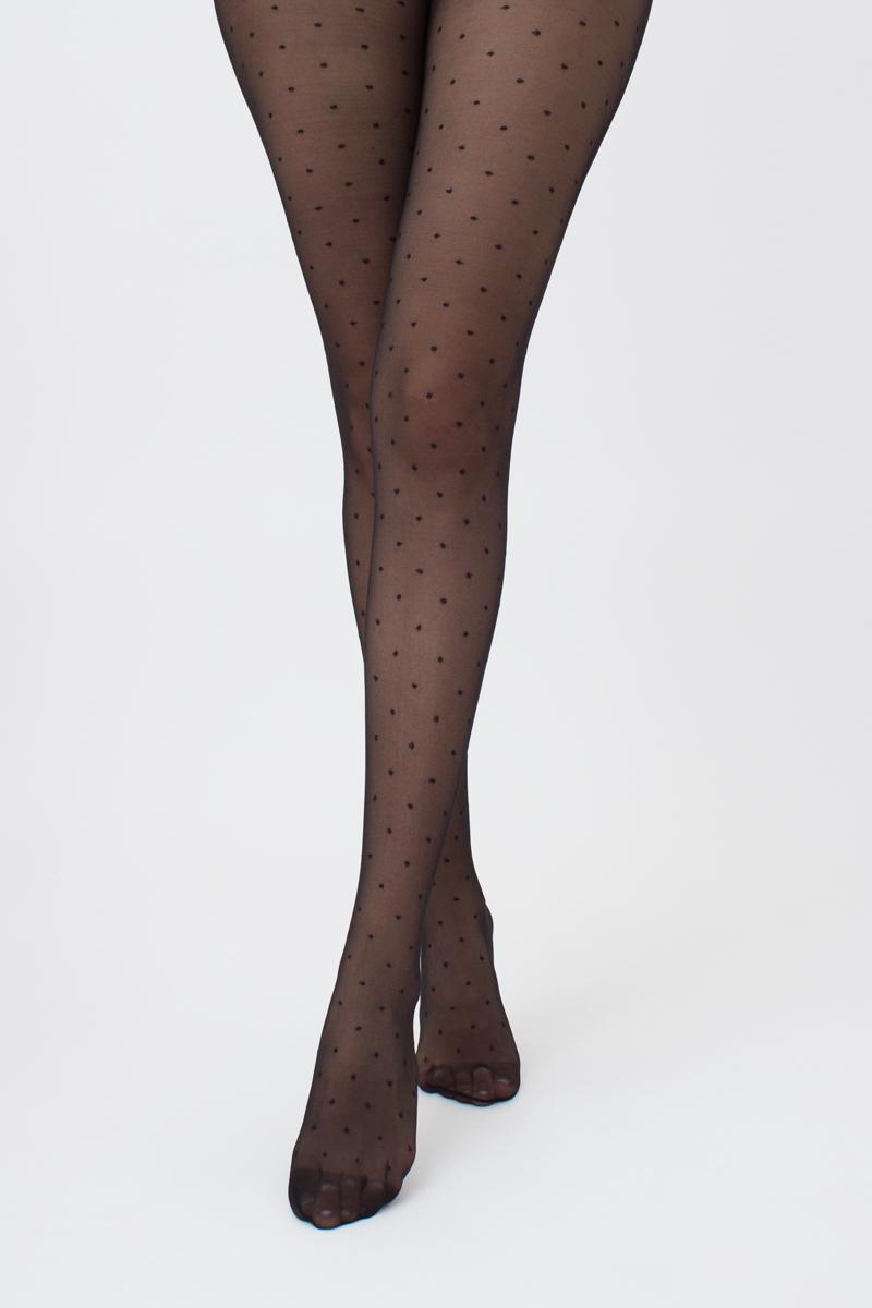 Тонкие колготки в горошек Amalia 1 20d