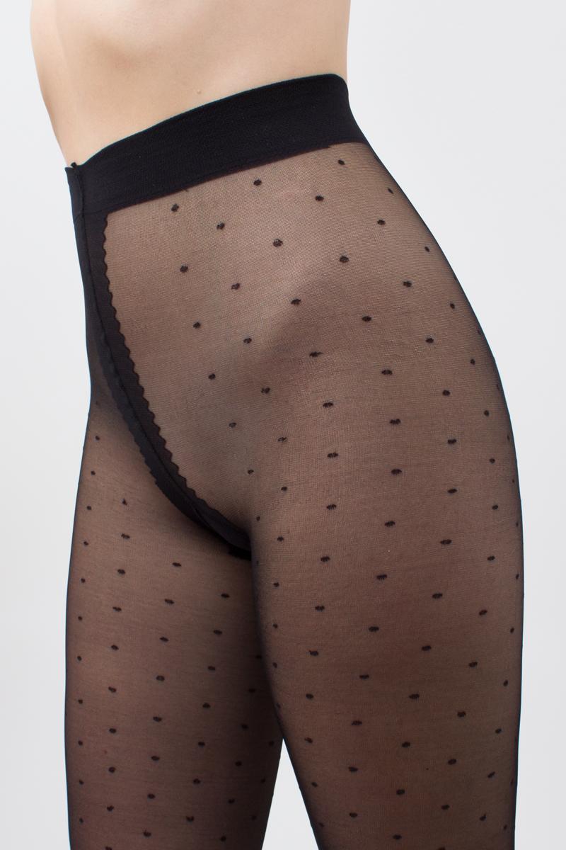 Тонкие колготки в горошек Amalia 1 20d