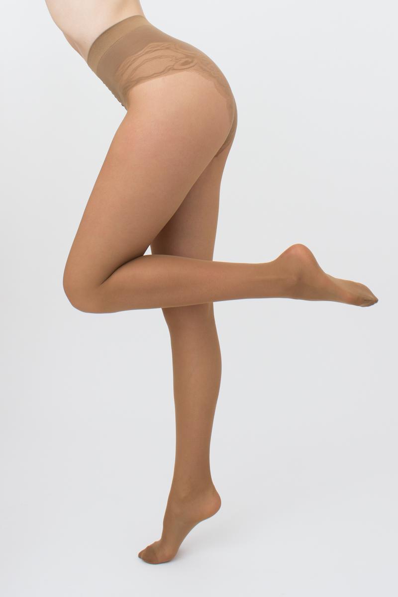 Корректирующие колготки с утягивающими ажурными трусиками Body 40d