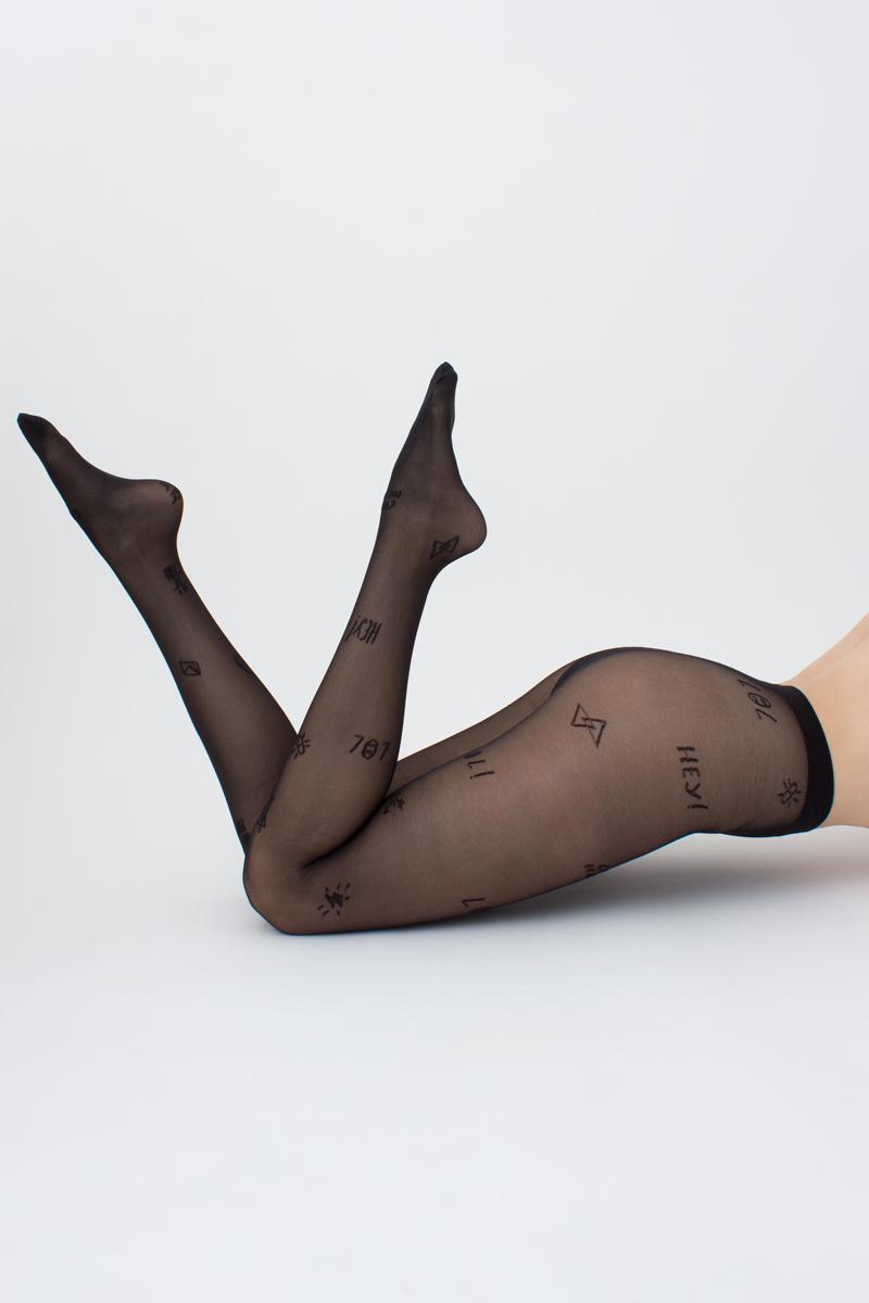 Колготки с надписью Fashionista 7 40d