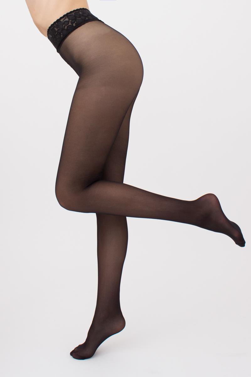 Колготки с кружевным поясом Impresso 40d