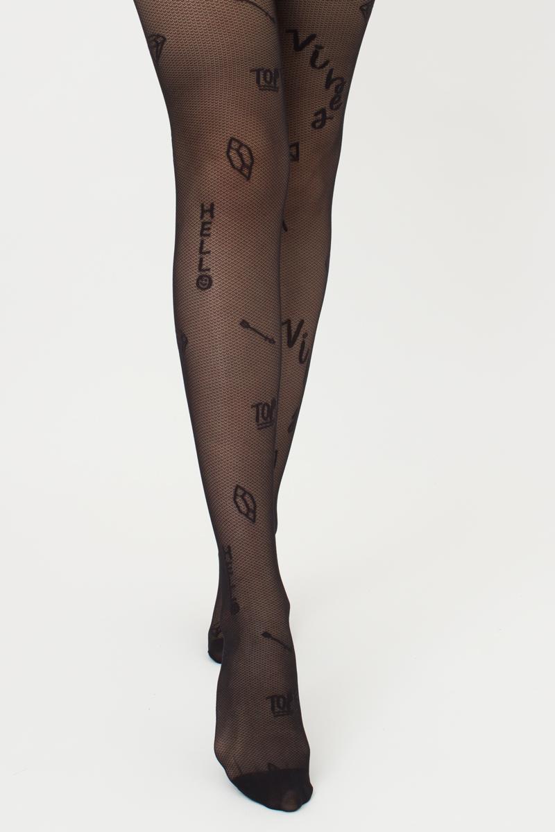 Колготки с принтом Influence 2 40d