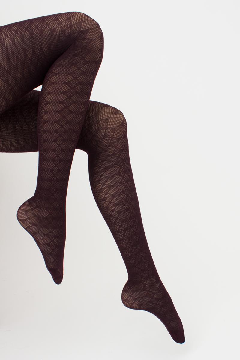 Хлопковые колготки с узором Lacery 1 60d